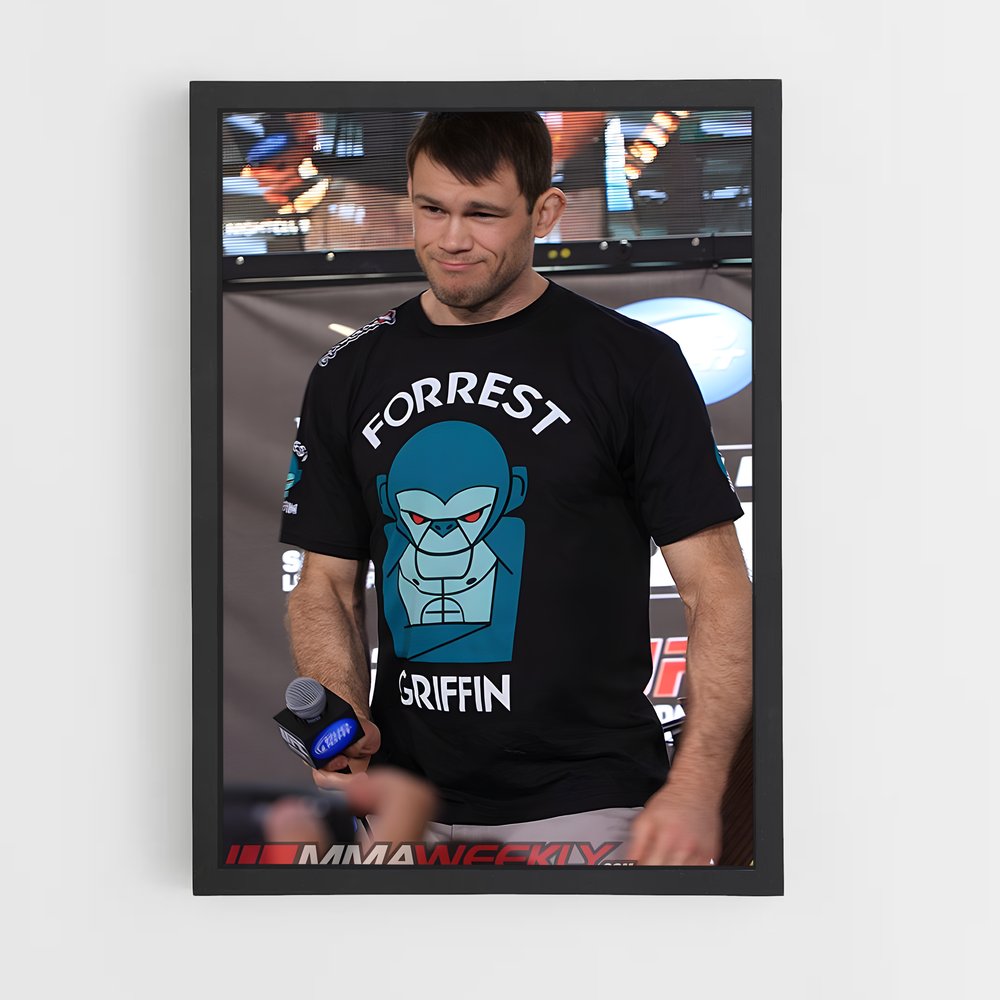 Poster Champion de la Guerre – affiche MMA (vue 2)